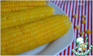 Рецепт Вареная кукуруза