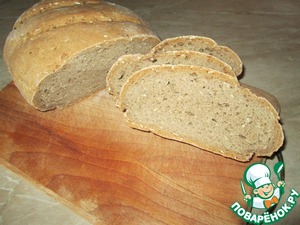 Рецепт Хлеб ржано-пшеничный с овсяными хлопьями