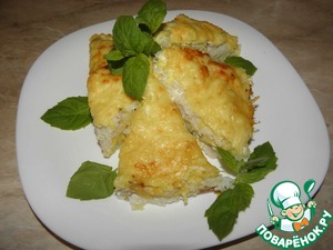 Рецепт Рыбная запеканка с кабачками и рисом