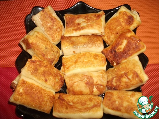 Блинчики с начинкой из творога по рецепту Ирушенька https://www.povarenok.ru/recipes/show/94590/