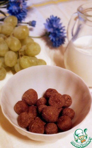 Рецепт Домашние шоколадные шарики на завтрак