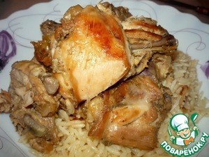 Рецепт Пряная курица с рисом "Свекровь довольна!"