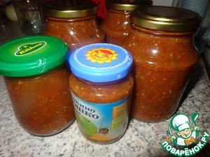 Рецепт Томатный соус с кинзой или мой домашний кетчуп (на зиму)