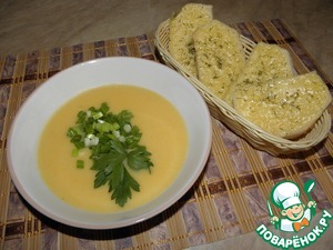 Рецепт Сырный суп "Золотая осень"
