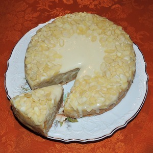Рецепт Яблочно-имбирный пирог с белым шоколадом