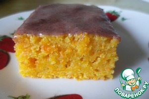 Рецепт Морковный кекс "Оранжевое настроение"