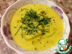 Рецепт Овощной суп-пюре с белыми грибами
