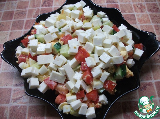 Салат "Фантазия" по рецепту avani https://www.povarenok.ru/recipes/show/71238/