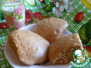 Рецепт Медовые булочки с орехами на пару
