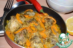 Рецепт Куриные голени в мангово-сливочном соусе