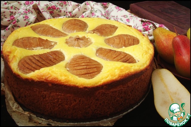 Творожная услада с грушами – кулинарный рецепт