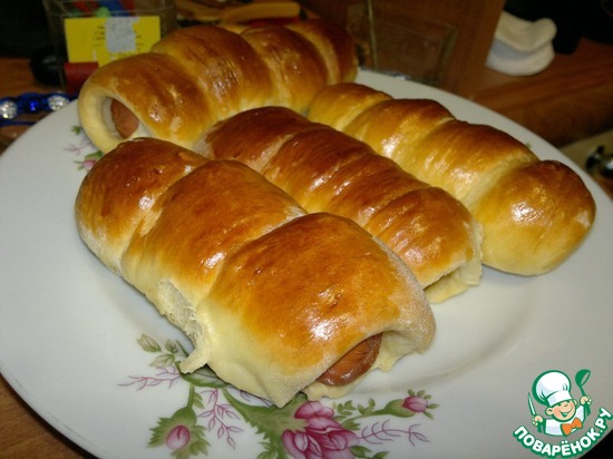 Любимый способ испечь сосиски КРАСИВО:)))