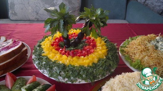 салат "Балканский" по рецепту автора Vkusnaya