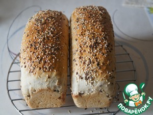 Рецепт Хлеб с семечками "Здоровье"