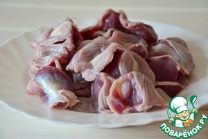 Фрикасе из куриных желудочков фото Фрикасе из куриных желудочков фото