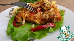 Рецепт Куриные бедра, фаршированные помидорами и сыром