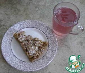 Рецепт Пирог с тыквой и карамелизированными яблоками