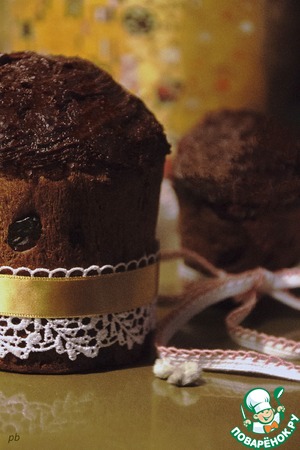 Рецепт Пряный кулич с шоколадом и клюквой