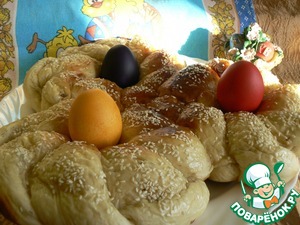 Рецепт Пасхальный хлеб по-гречески