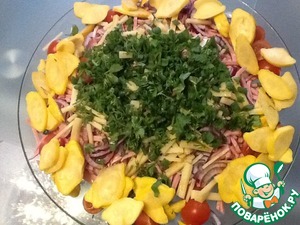 Рецепт Колбасный салат или "Вурст салат"