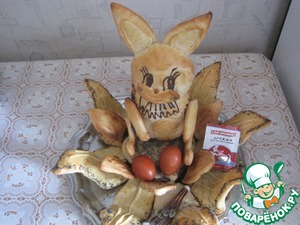 Рецепт Пасхальный заяц с маком и грецкими орехами