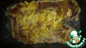 Рецепт Свиные стейки с картофелем по-гречески