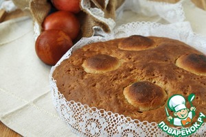 Рецепт Португальский пасхальный хлеб "Фолар"