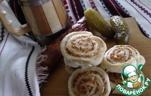 Рецепт Слойки-завитушки