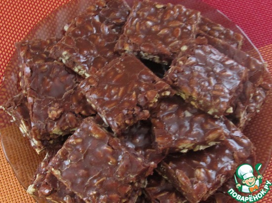 Шоколадные квадратики с семечками по рецепту VeVeTa Tuk https://www.povarenok.ru/recipes/show/82119/
