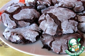 Рецепт Шоколадное печенье без муки