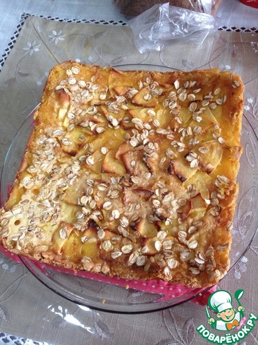 Яблочный пирог с "хрустящей корочкой"