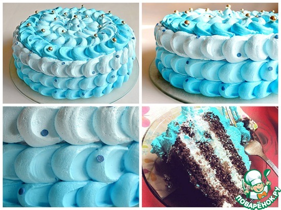 Украшение торта "Лепестки" от diana1616