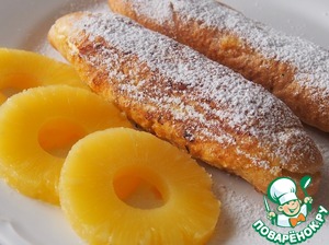 Рецепт Рогалики с творогом и ананасом