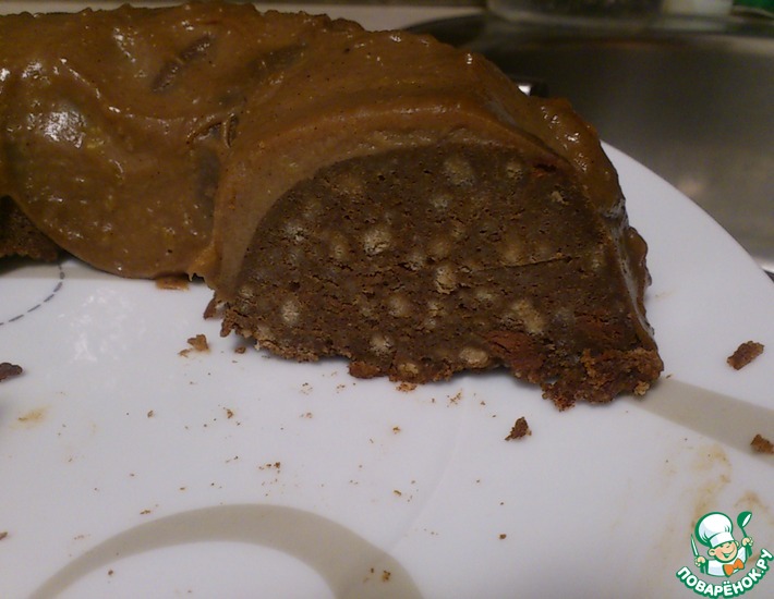 Рецепт: Шоколадный кекс из ржаного хлеба