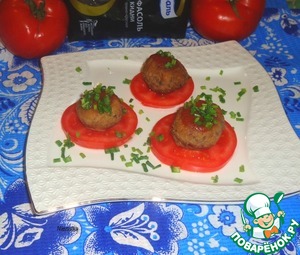 Рецепт Тефтели под томатно-имбирным соусом