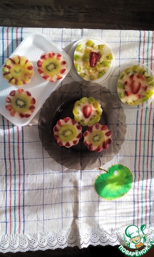 Пирожное "Фруктовое облако"