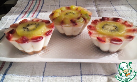 Пирожное "Фруктовое облако"