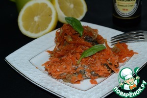 Рецепт Пикша под лимонно-морковным соусом