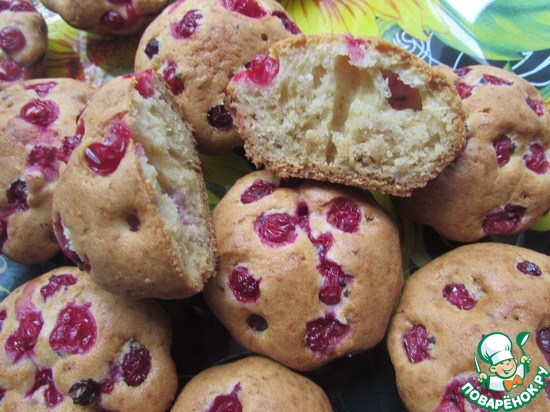 Мини-кексы "Ягодные" по рецепту LNataly https://www.povarenok.ru/recipes/show/111277/