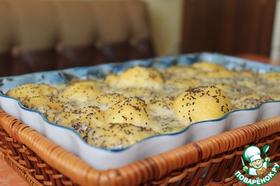 Запеченные ленивые вареники