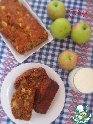Рецепт Десертный яблочный хлеб