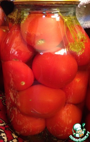 Рецепт Маринованные помидоры "Вкуснее вкусного"