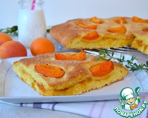 Рецепт Фокачча с абрикосами