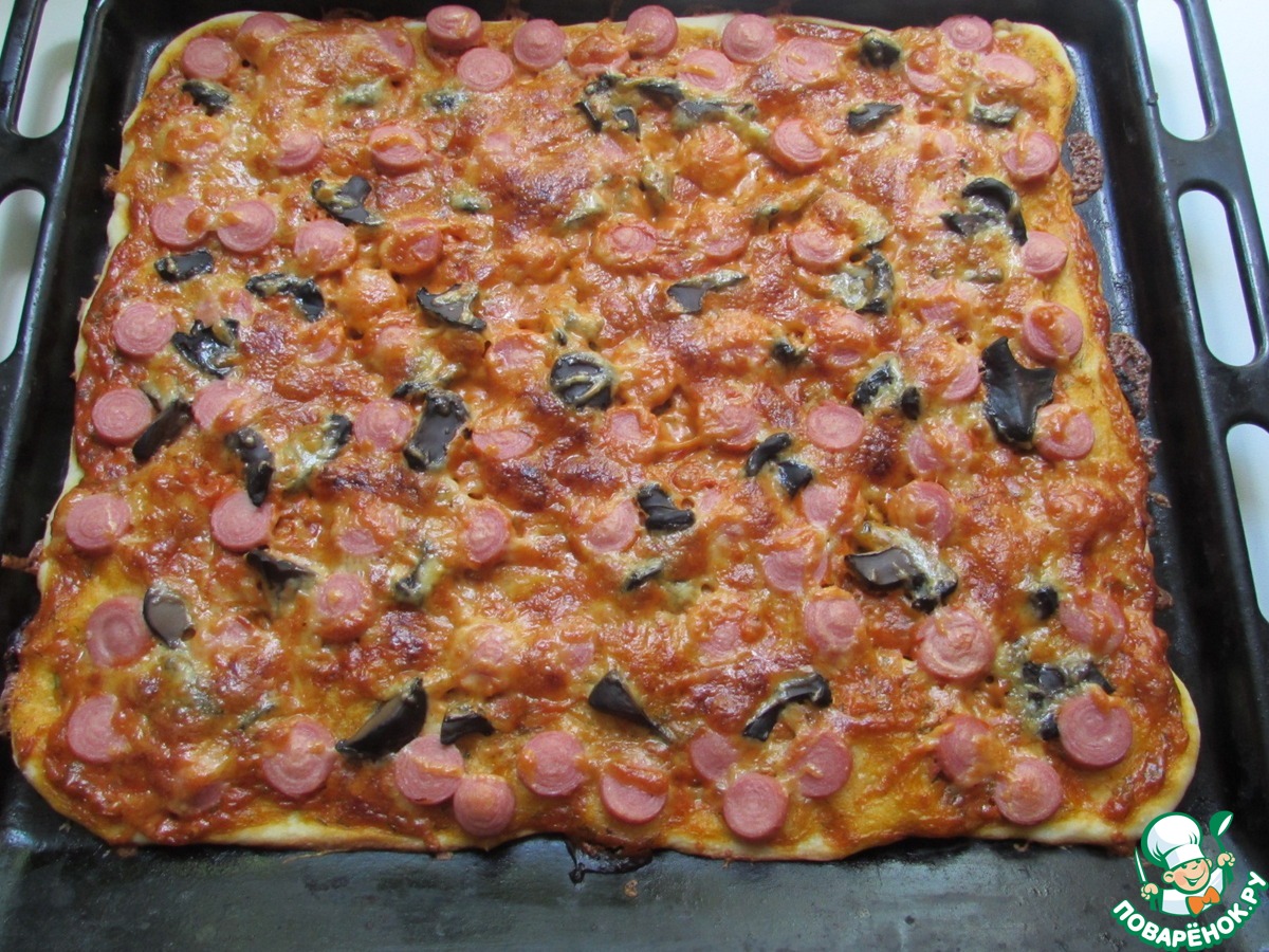 как сделать так чтобы пицца не пригорала в духовке фото 100