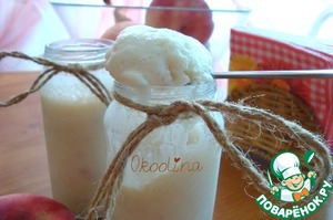 Рецепт Сырное мороженое с персиком