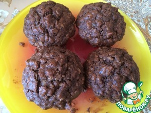 Рецепт Овсяно-шоколадные кексы