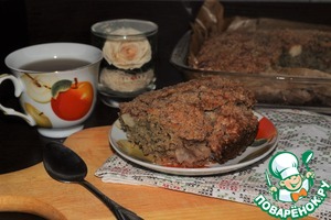 Рецепт Грушевый пирог с крамблом