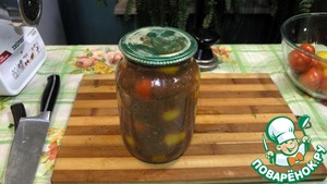 Рецепт Помидоры в остром томатном соусе с сельдереем