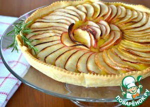 Рецепт Французский яблочный пирог с розмарином