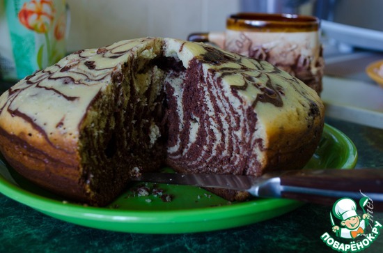 Пирог "Самая вкусная "Зебра"